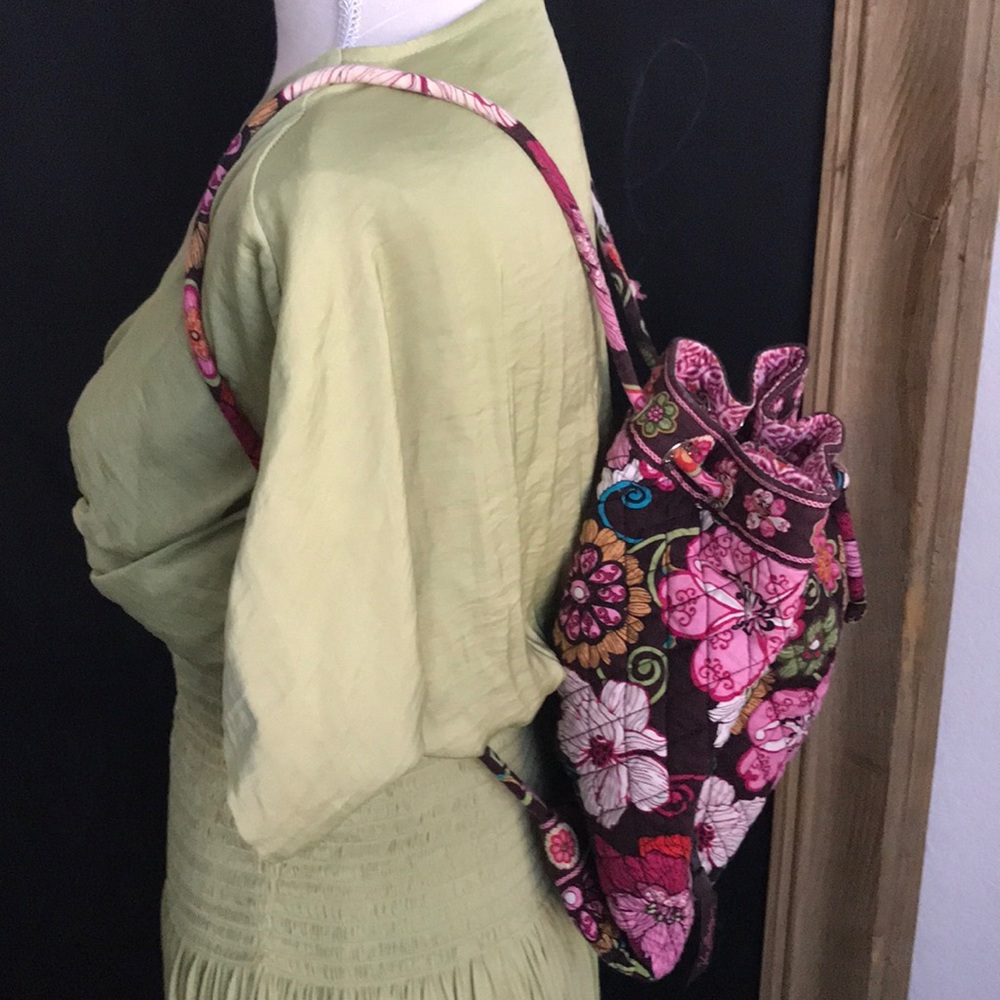 Vera Bradley Drawstring Backpack - Picture 4 of 4